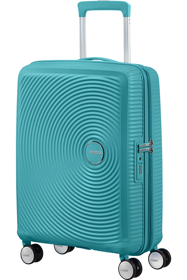 American Tourister Soundbox Spinner Expandable 55cm  Turquoise Tonic American Tourister Soundbox Spinner Expandable 55cm  Turquoise Tonic