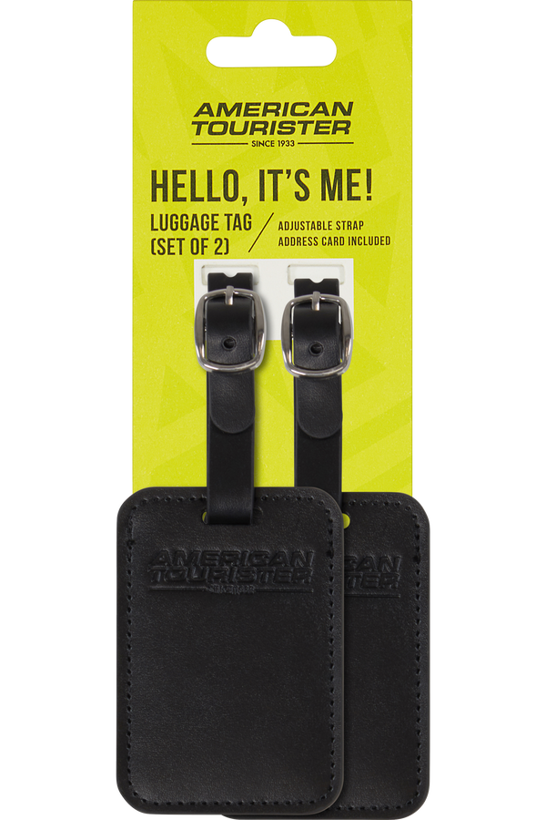 American Tourister American Tourist. Ta Luggage Tag X2  Zwart