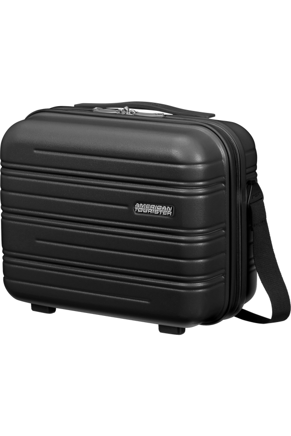 American Tourister High Turn Beauty Case  Matte Black