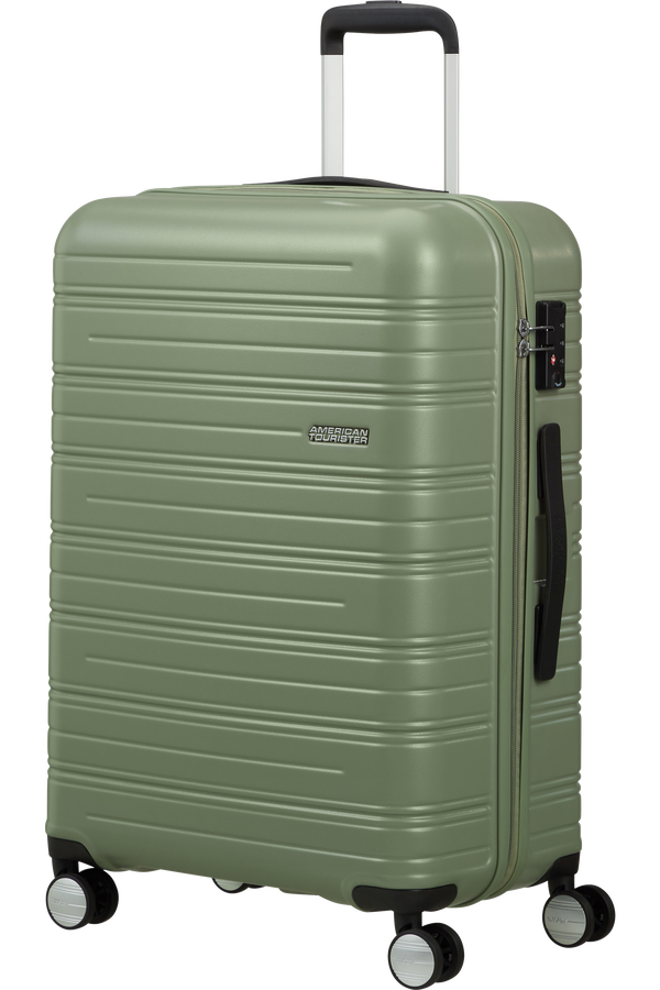 American Tourister High Turn SPINNER 67/24 TSA 67cm Matt Sage Khaki