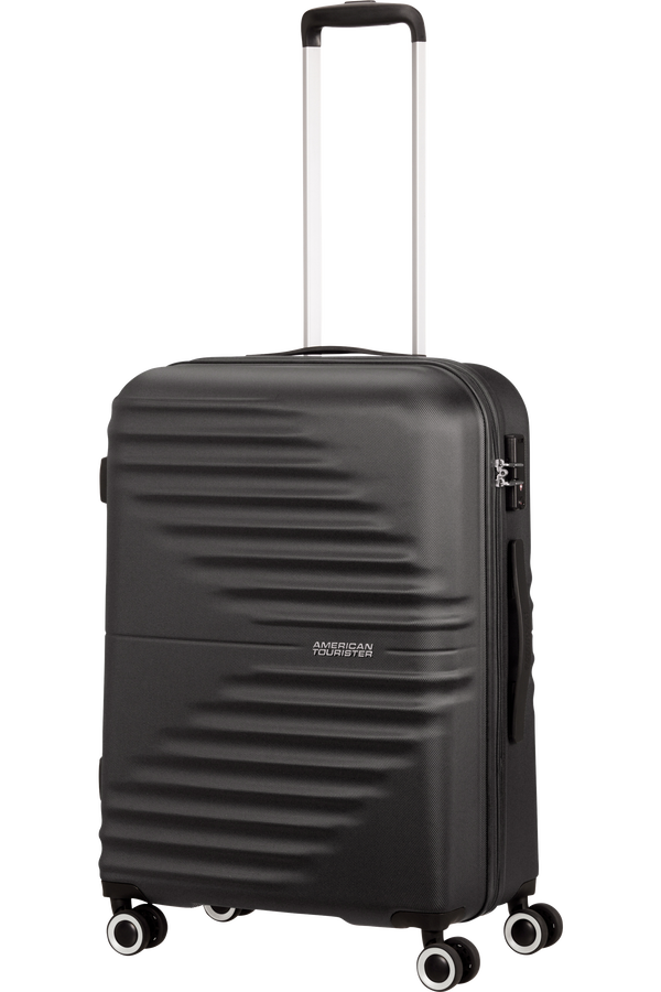 American Tourister Wavetwister Spinner TSA 66cm  Universe Black