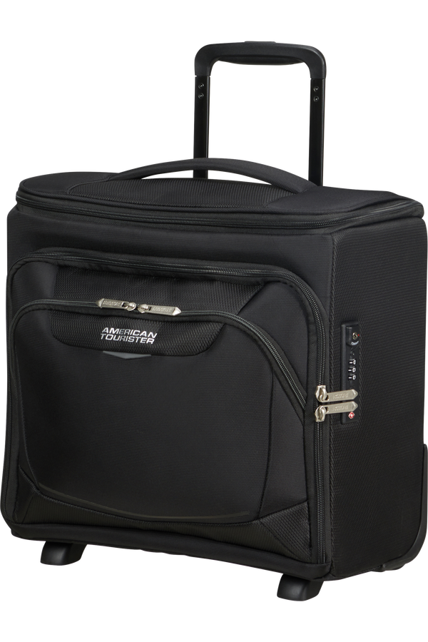 American Tourister SummerRide Upright Underseater Expandable Tsa Zwart American Tourister SummerRide Upright Underseater Expandable Tsa Zwart