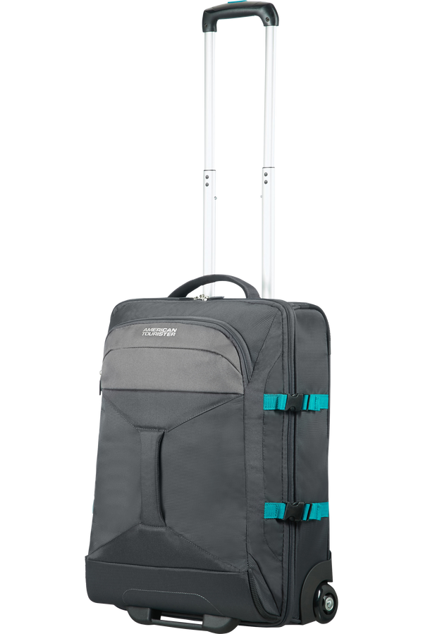 American Tourister Road Quest Sac de voyage &agrave; roulettes 55X40X20cm  Grey/Turquoise