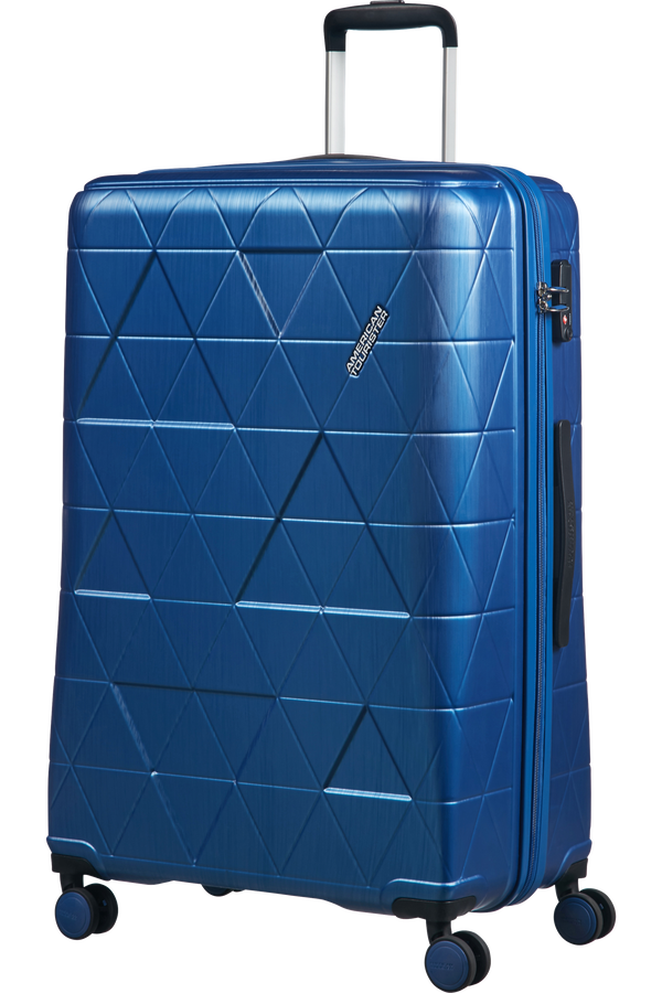 American Tourister Triangolo Spinner TSA 76cm  Bleu marine foncé