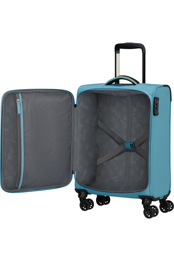 American Tourister Take2cabin Spinner Tsa 55cm  Breeze Blue