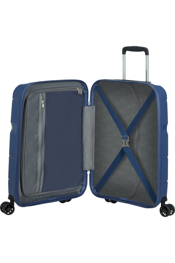 American Tourister Linex Spinner 55cm  Deep Navy American Tourister Linex Spinner 55cm  Deep Navy