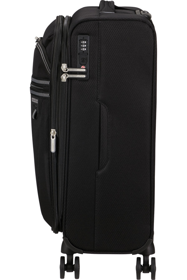 American Tourister Aerospin Spinner Expandable S  Zwart