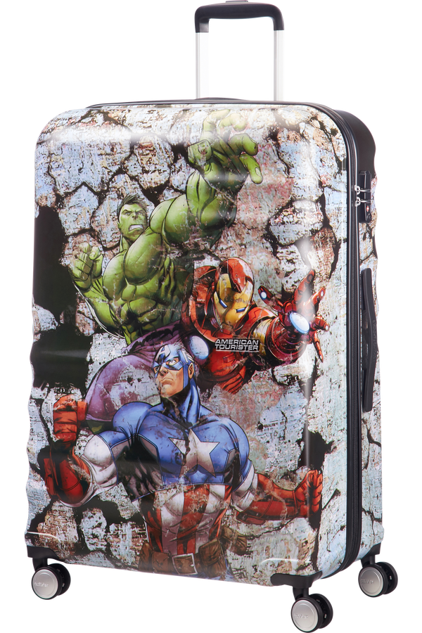 American Tourister Wavebreaker Disney Grote koffer met 4 wielen 77cm Avengers Rock