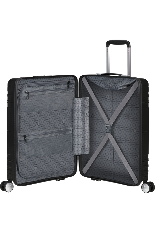 American Tourister Hello Cabin Spinner TSA Coated 55cm  Noir Onyx American Tourister Hello Cabin Spinner TSA Coated 55cm  Noir Onyx