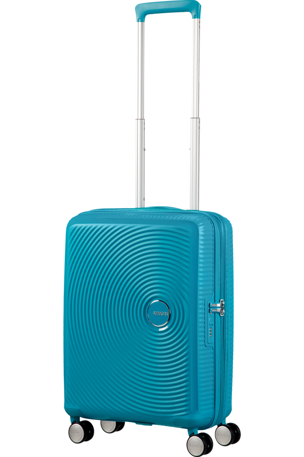 American Tourister Soundbox Spinner extensible 55cm Summer Blue American Tourister Soundbox Spinner extensible 55cm Summer Blue