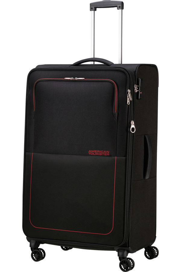 American Tourister Air Wave Spinner EXP TSA L  Noir/Rouge