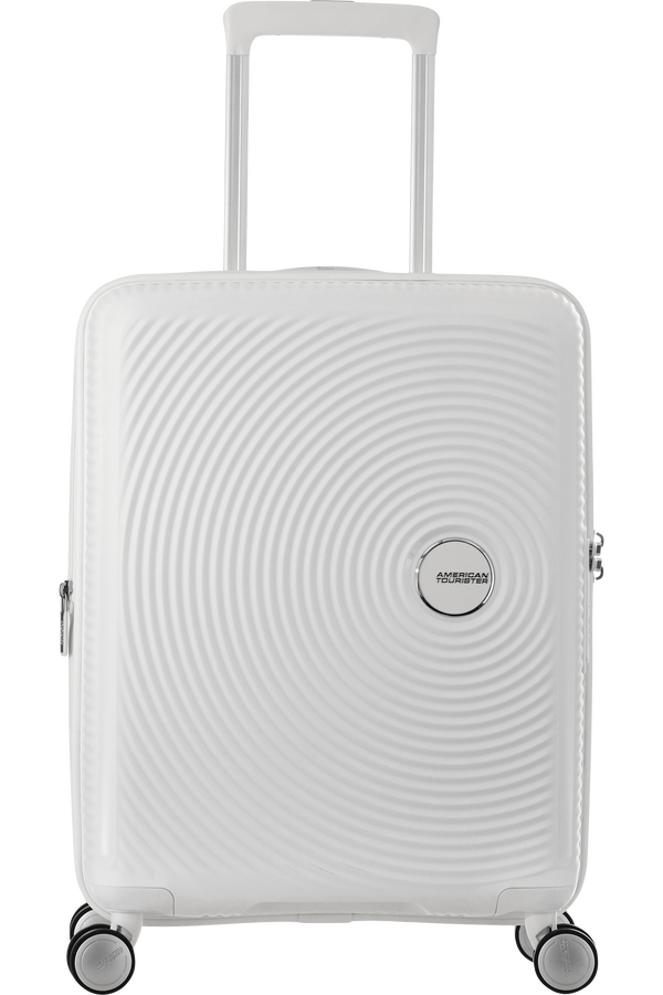American Tourister Soundbox Spinner uitbreidbaar 55cm Pure White