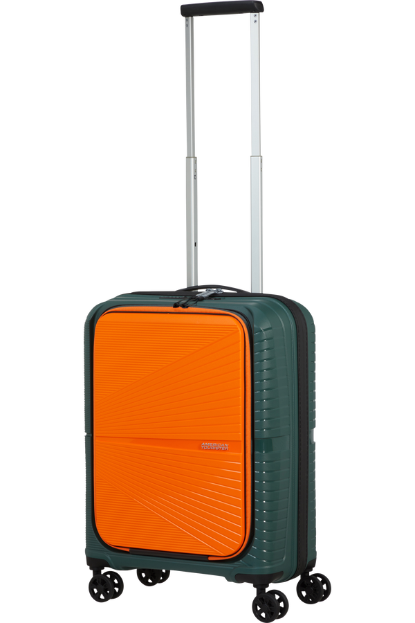 American Tourister Airconic Spinner Frontloader 15.6' 55cm  Forest Green/Orange