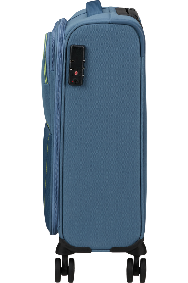 American Tourister Air Wave Spinner TSA S  Coronet Blue/Lime