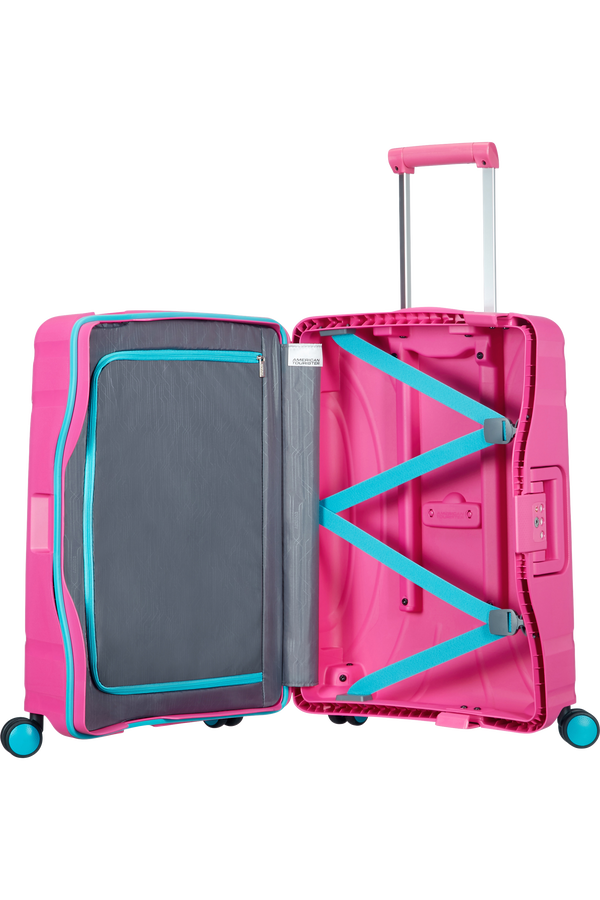 American Tourister Lock'n'Roll Handbagage koffer met 4 wielen 55x40x20cm Summer Pink