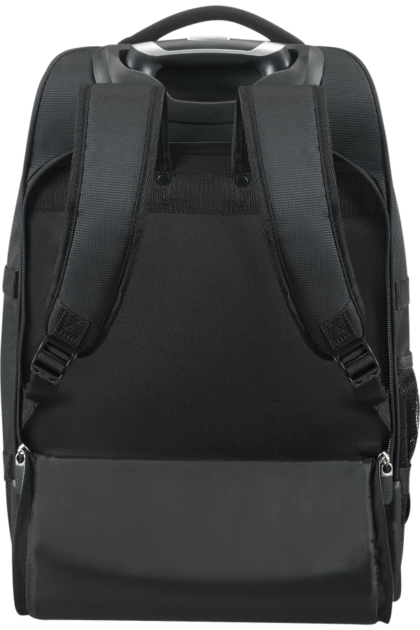 American Tourister Road Quest Laptop rugzak met Wielen 39.6cm/15.6inch  Solid Black