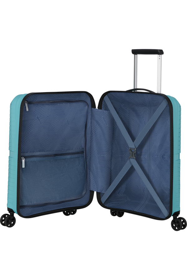 American Tourister Airconic Spinner Frontloader 15.6' 55cm  Surf Blue/Yellow
