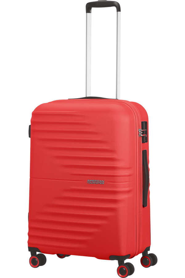 American Tourister Wavetwister Spinner TSA 66cm  Rouge vif