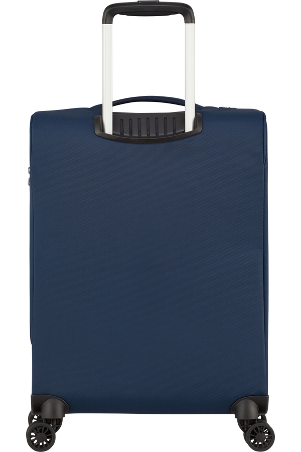 American Tourister Lite Ray Spinner TSA Expandable 55cm  Bleu marine foncé