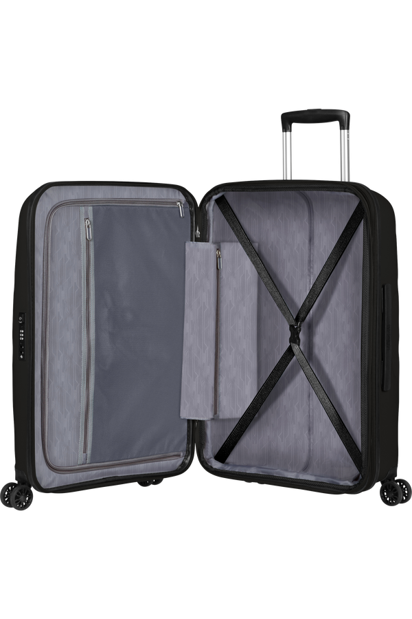 American Tourister Bon Air Dlx Spinner TSA Expandable 66cm  Zwart