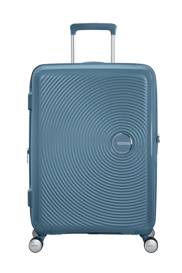 American Tourister Soundbox Spinner Expandable 67cm Stone Blue