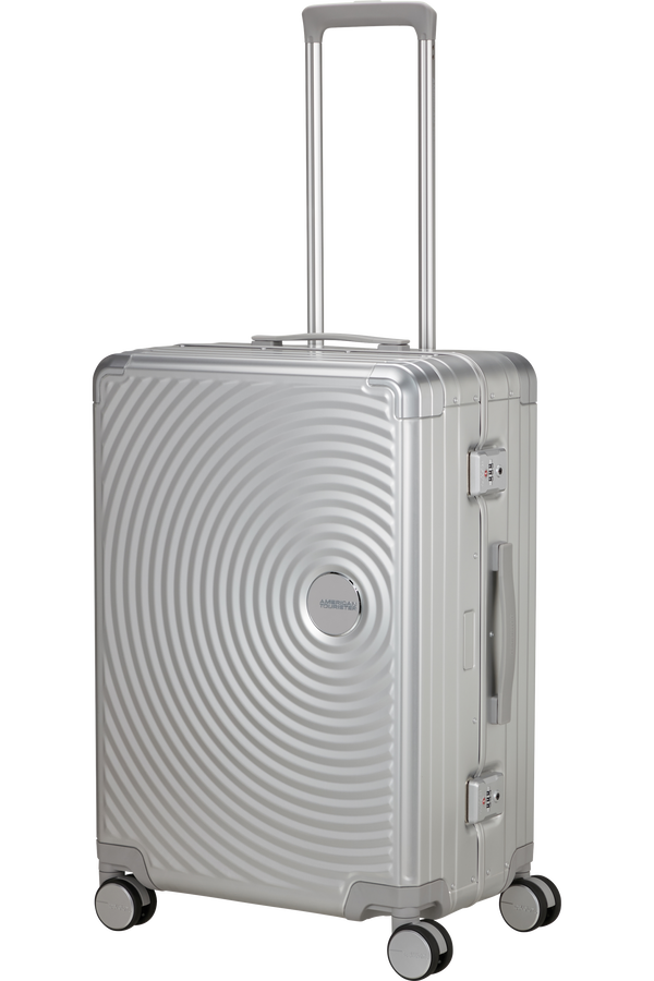 American Tourister Soundbox Alu Spinner TSA 68cm  Argent