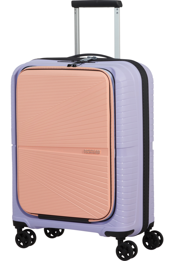 American Tourister Airconic Spinner Frontloader 15.6' 55cm  Icy Lilac/Peach