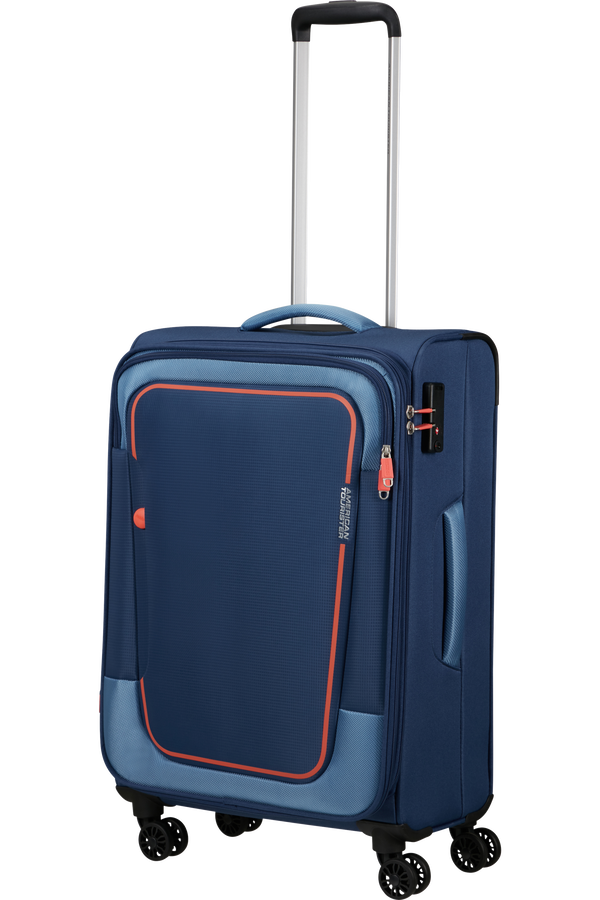 American Tourister Pulsonic Spinner Expandable 68cm  Combat Navy