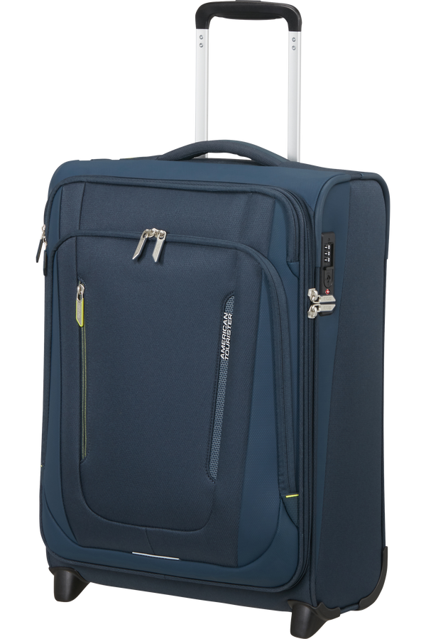 American Tourister Wanderlite Upright S TSA S  Bleu marine foncé