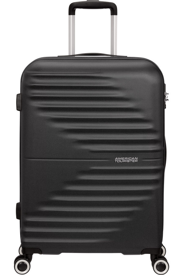 American Tourister Wavetwister Spinner TSA 66cm  Universe Black