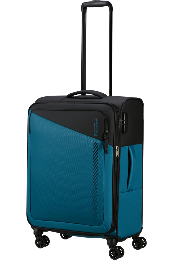 American Tourister Daring Dash Spinner Expandable TSA M  Noir/Bleu
