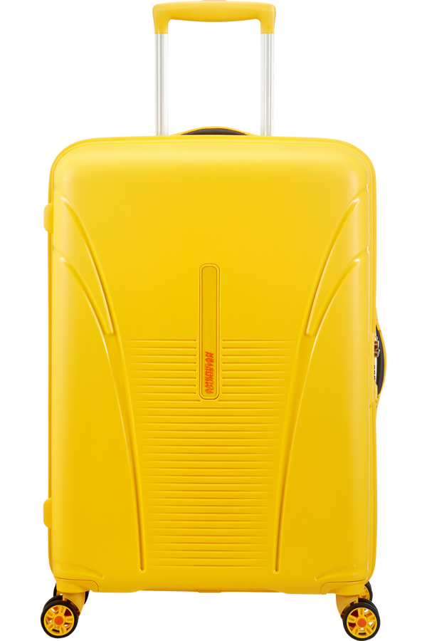 American Tourister Skytracer Medium koffer met 4 wielen 68cm  Saffron Yellow