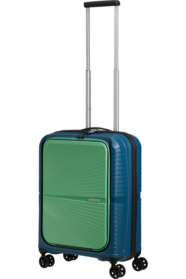American Tourister Airconic Spinner Frontloader 15.6' 55cm  Teal Blue/Green