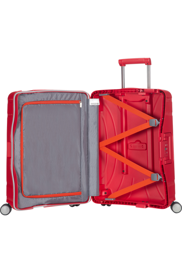 American Tourister Lock'n'Roll Handbagage koffer met 4 wielen 40x55x20cm Energetic Red