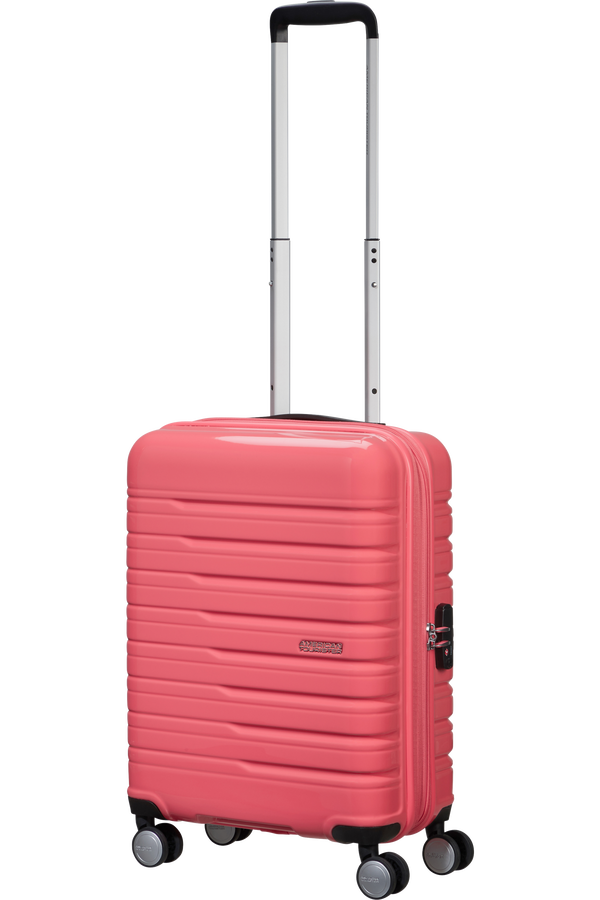 American Tourister Flashline Pop Spinner Exp TSA 55cm  Coral Pink American Tourister Flashline Pop Spinner Exp TSA 55cm  Coral Pink