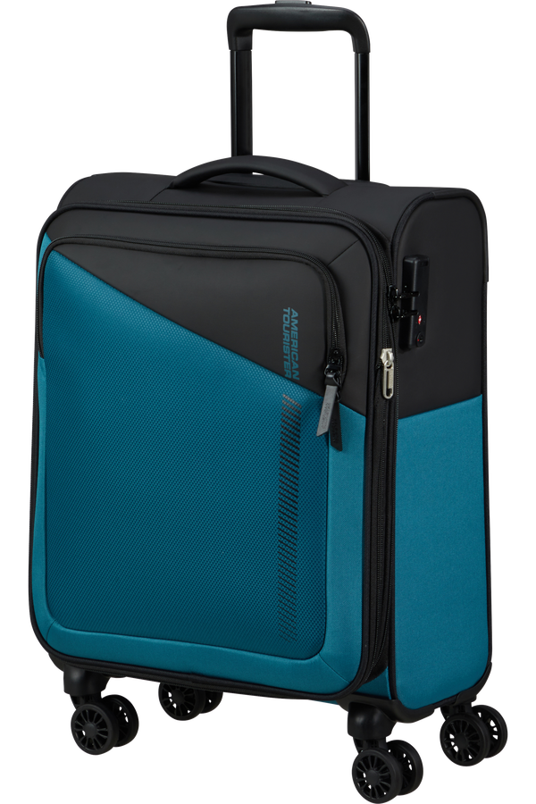 American Tourister Daring Dash Spinner Expandable TSA S  Noir/Bleu American Tourister Daring Dash Spinner Expandable TSA S  Noir/Bleu