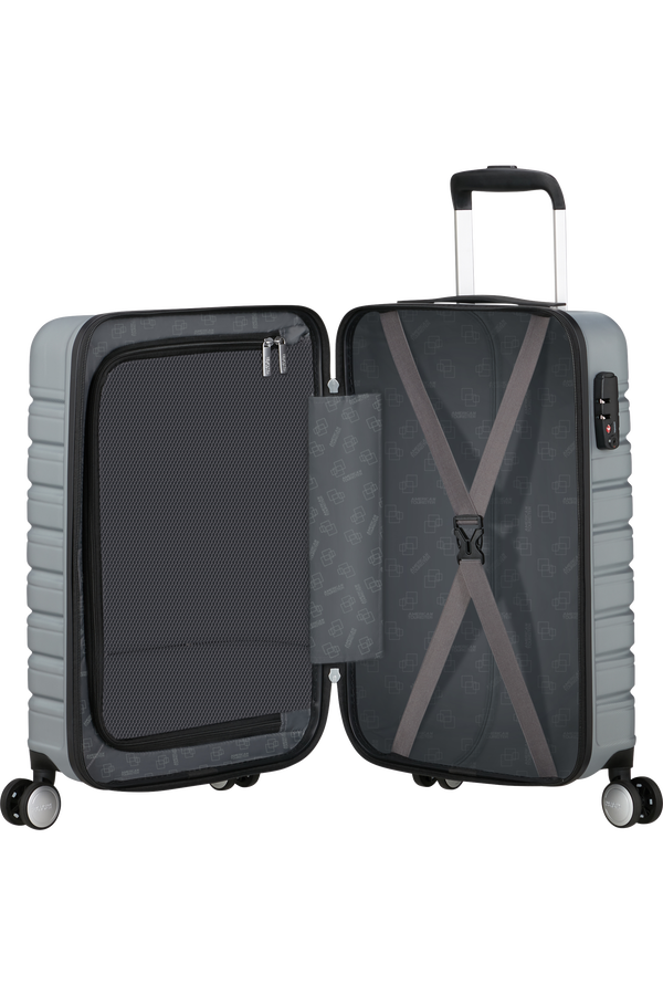 American Tourister Flashline SPIN. 55/20 LENGTH 35 CM  Sky Silver