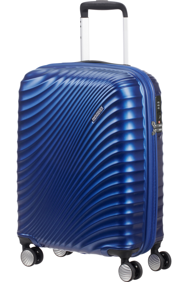 American Tourister Jetglam Spinner 55cm  Metallic Blue