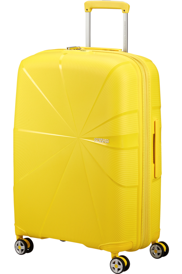 American Tourister StarVibe Spinner Expandable TSA 67cm Electric Lemon American Tourister StarVibe Spinner Expandable TSA 67cm Electric Lemon