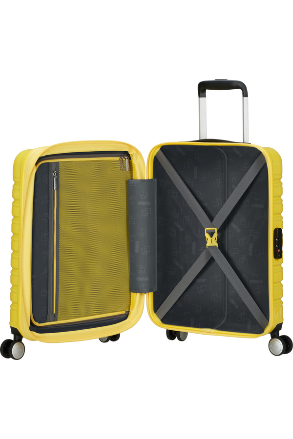 American Tourister Flashline Pop Spinner Exp TSA 55cm  Jaune citron
