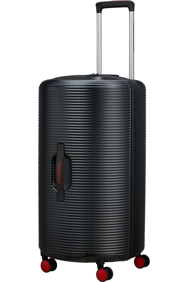 American Tourister Rollio Spinner 75cm  Noir/Rouge American Tourister Rollio Spinner 75cm  Noir/Rouge