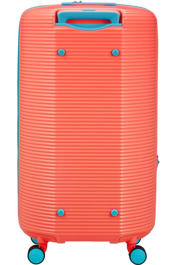 American Tourister Rollio Spinner 75cm  Coral/Blue