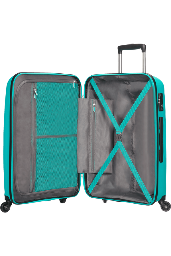 American Tourister Bon Air Medium koffer met 4 wielen 66cm Deep Turquoise American Tourister Bon Air Medium koffer met 4 wielen 66cm Deep Turquoise