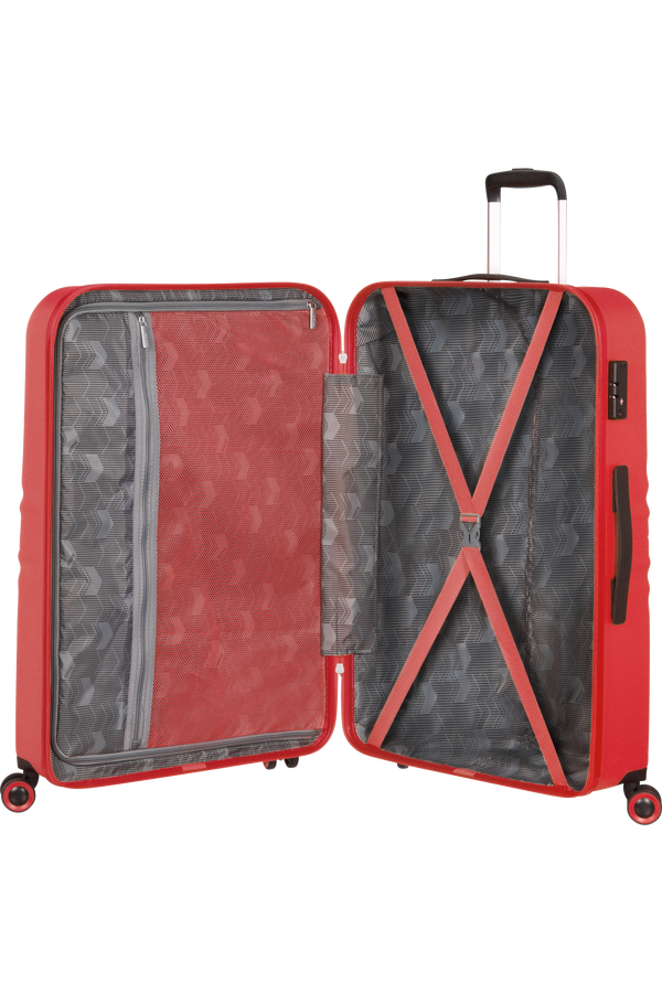 American Tourister Wavetwister Spinner TSA 77cm  Vivid Red