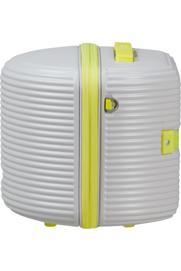 American Tourister Rollio Beauty Case  Light Grey/Lime