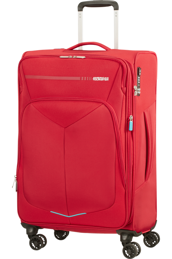 American Tourister Summerfunk Spinner Exp TSA 67cm  Rood American Tourister Summerfunk Spinner Exp TSA 67cm  Rood