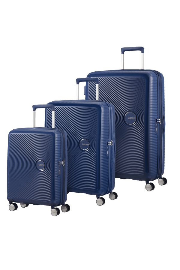 American Tourister Soundbox 3 PC Set A  Bleu marine foncé