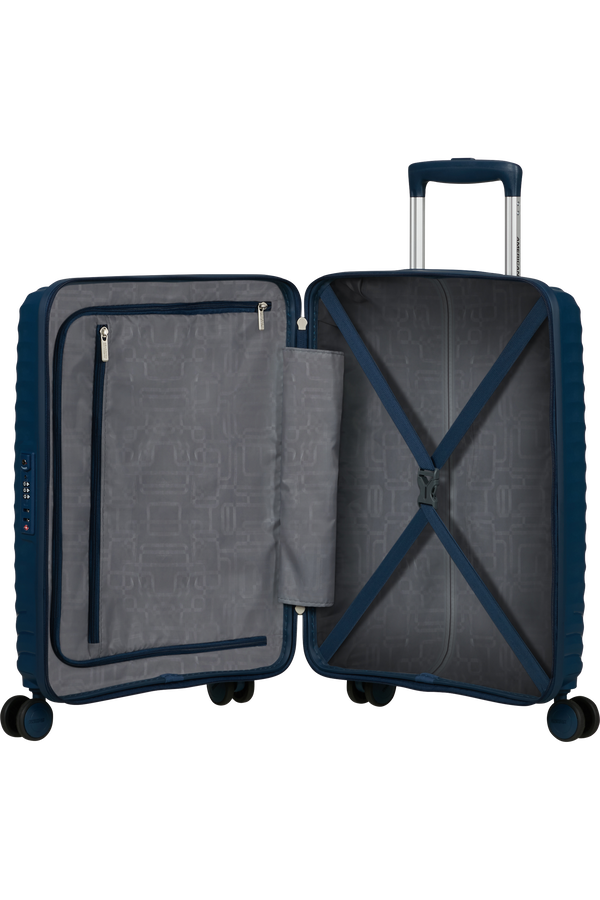 American Tourister Diablast Spinner TSA 55cm  Darkwave Blue