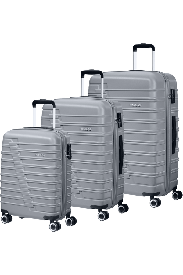 American Tourister ActivAir 3 PC Set A  Silver