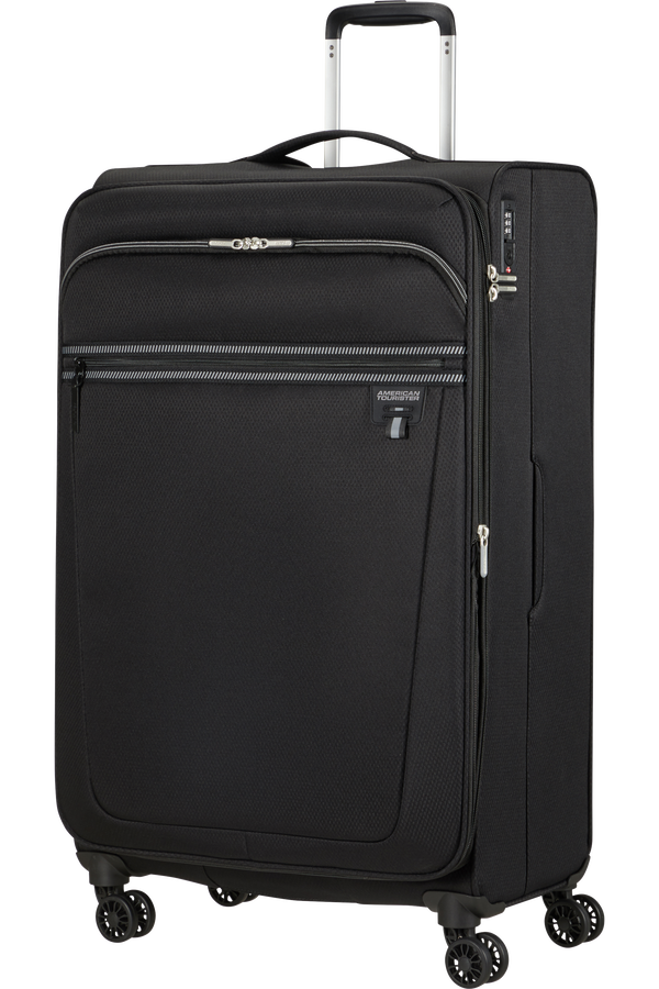 American Tourister Aerospin Spinner Expandable L  Zwart